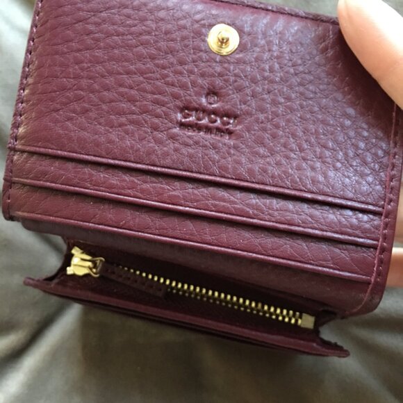 Gucci Bi-color GG Marmont Wallet - Picture 6 of 8